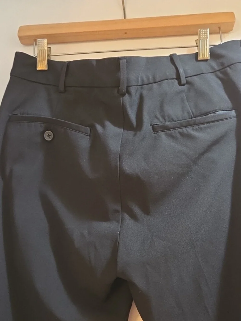 Van Heusen Men's Black Dress Pants 32x32